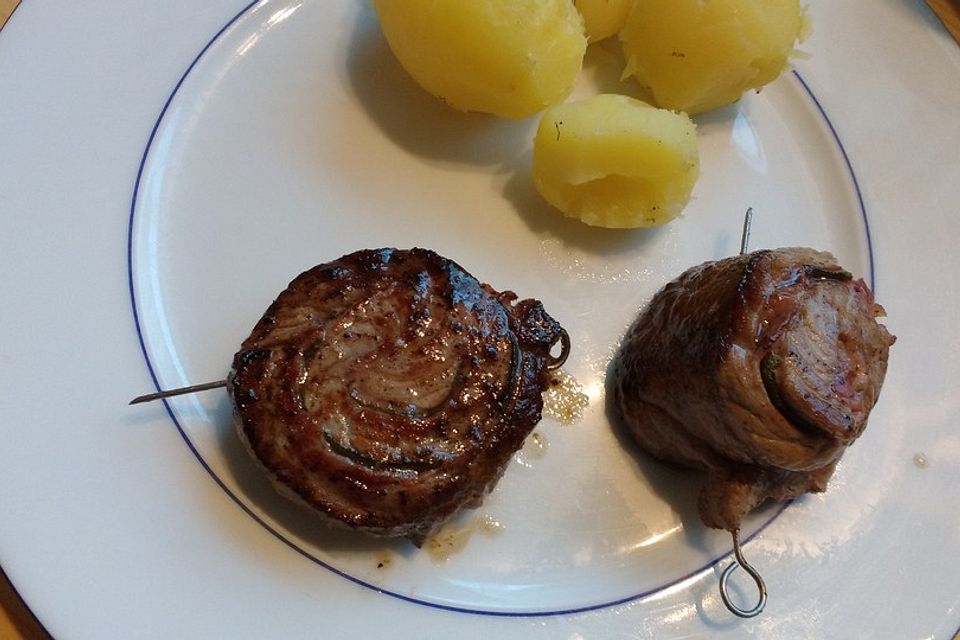 Grillspieße Saltimbocca