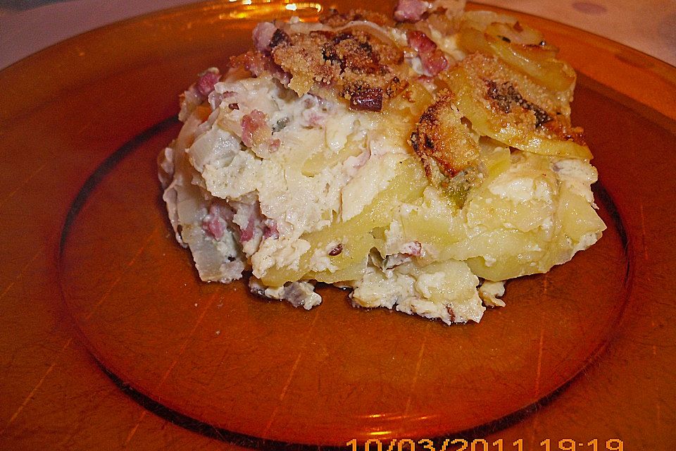 Bier - Kartoffel - Gratin