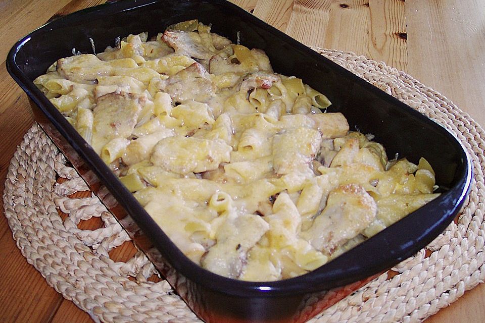 Spargelauflauf mit Schweinefilet