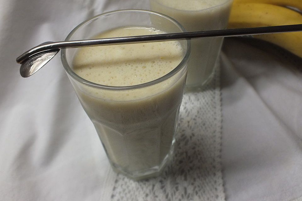 Köstliche Bananen - Vanille - Milch