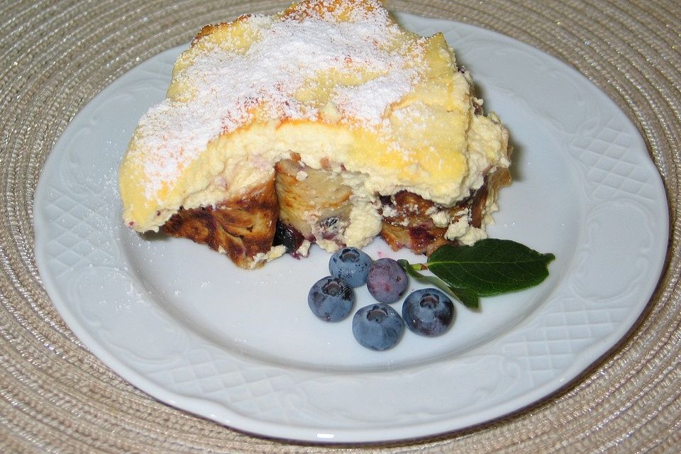 Heidelbeer - Pfannkuchen - Röllchen