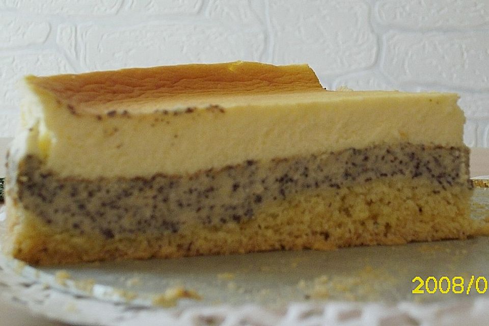 Mohnkuchen mit Schmanddecke