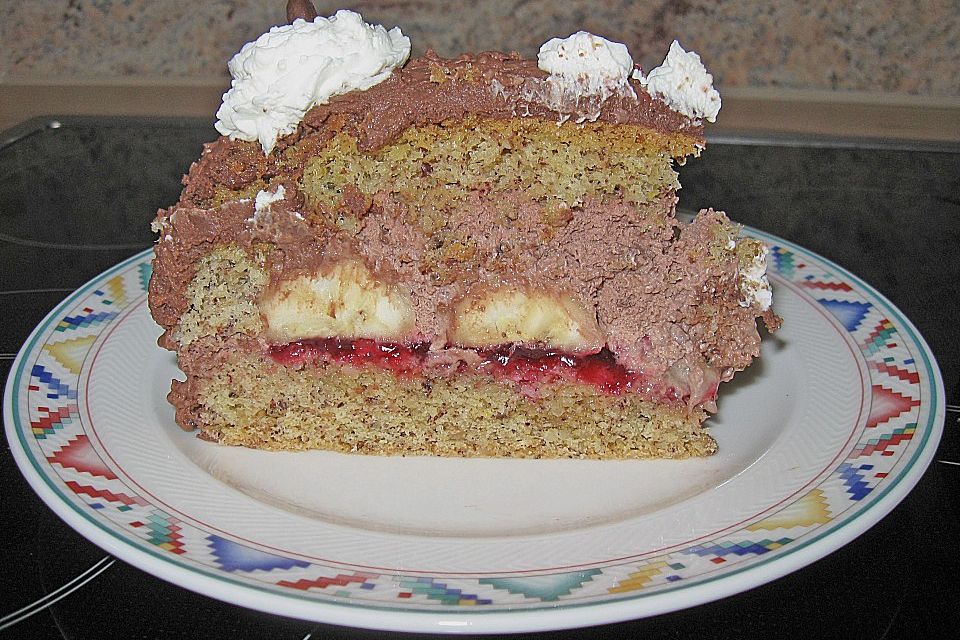 Walnuss - Schokosahnetorte