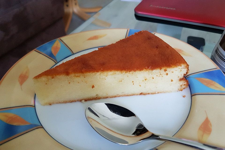 Saftiger Käsekuchen ohne Boden