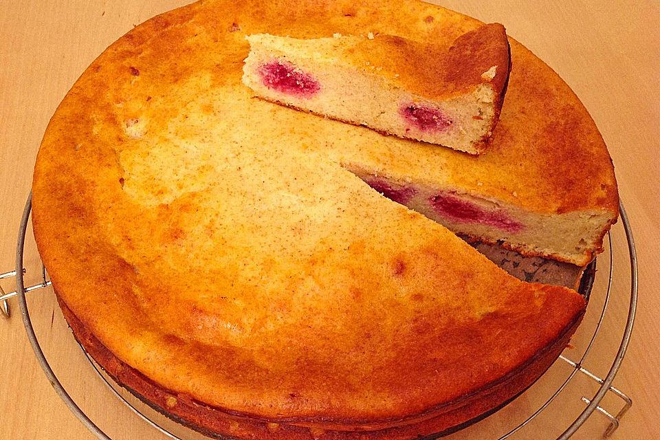 Saftiger Käsekuchen ohne Boden