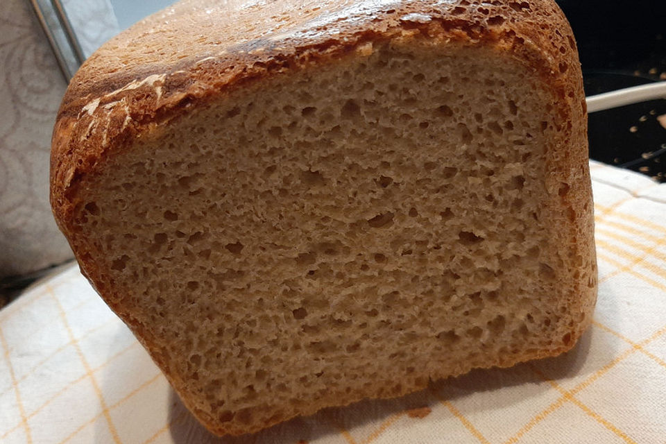 Haferflockenbrot für den Brotbackautomaten