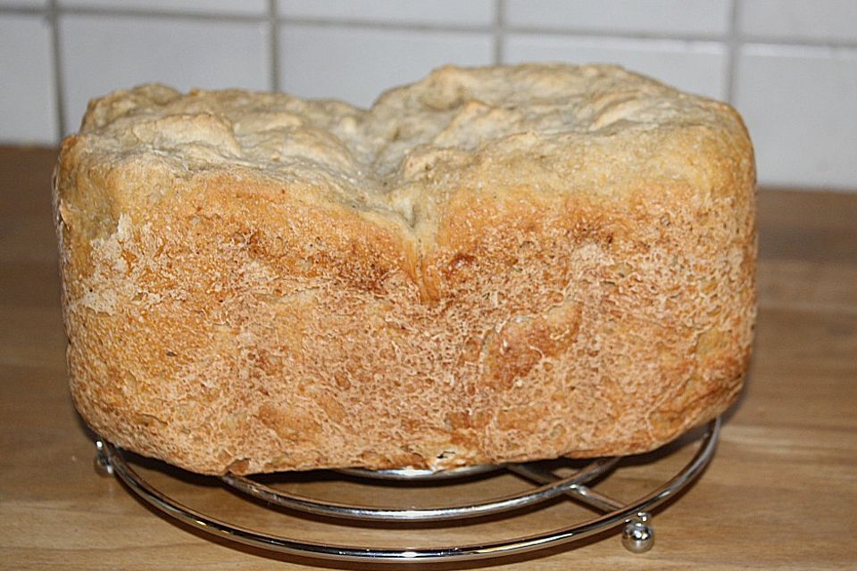 Haferflockenbrot für den Brotbackautomaten