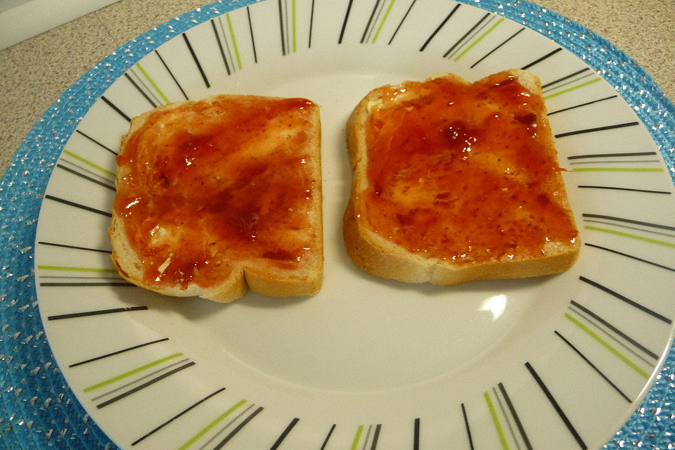 Erdbeermarmelade mit Vanille