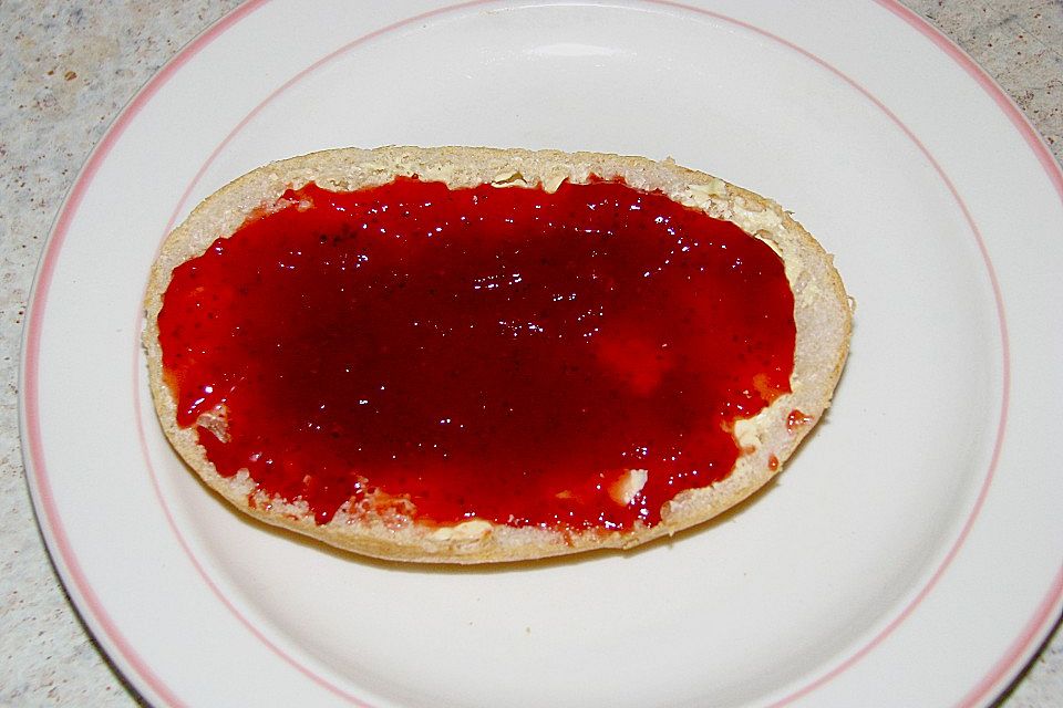 Erdbeermarmelade mit Vanille