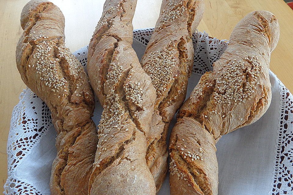 Buttermilch - Wurzelbrot mit Sauerteig