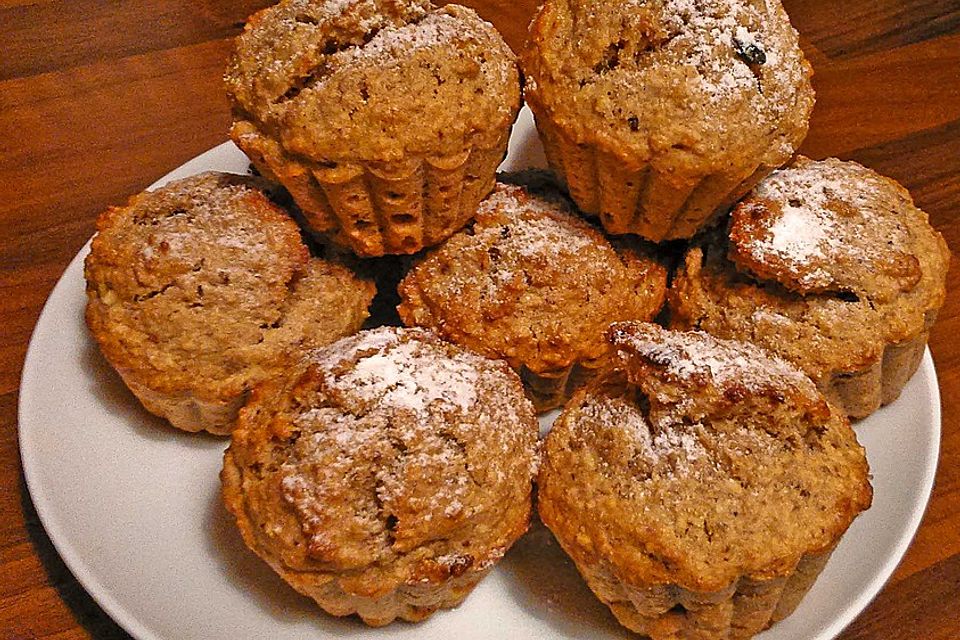 Banane - Nuss - Muffins