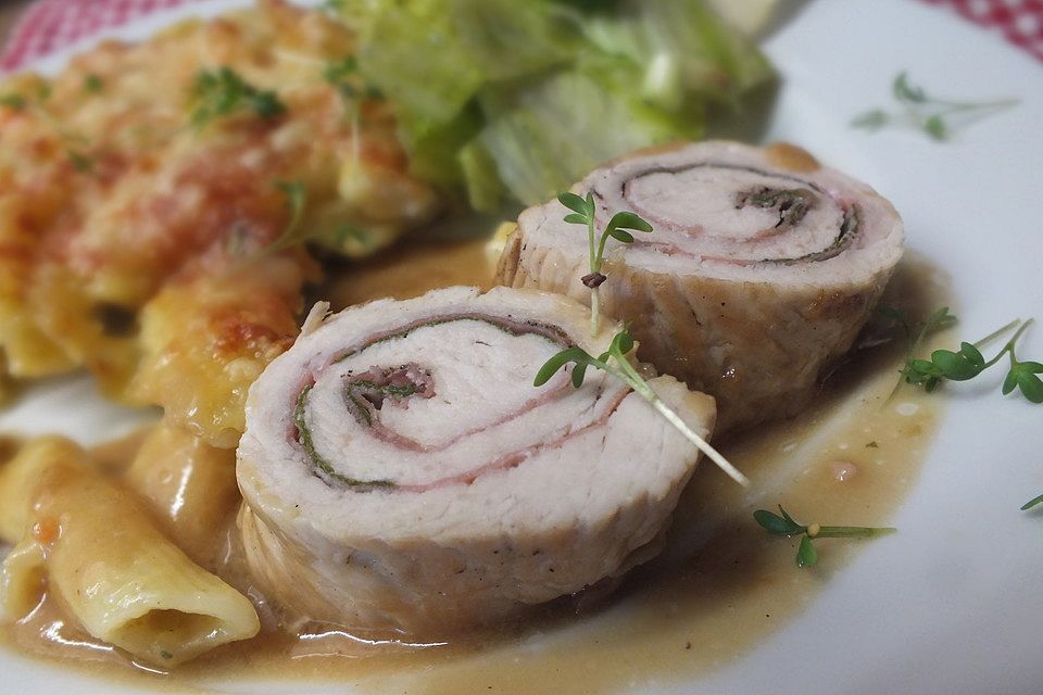 Hähnchenfilet Saltimbocca