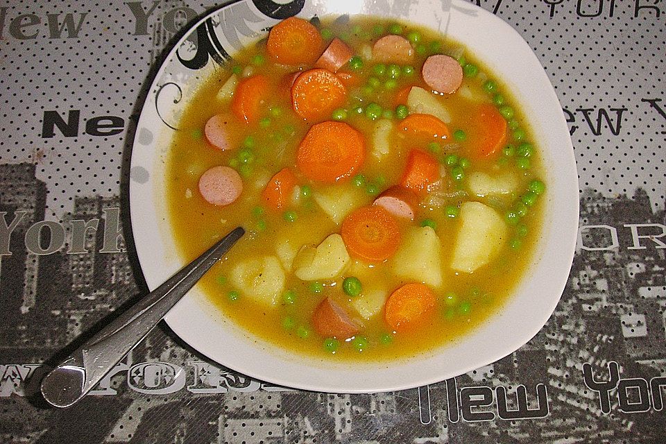 Kartoffel - Erbsen - Suppe