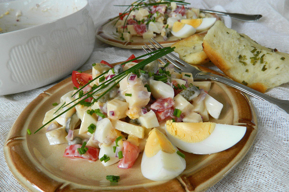 Käse - Eier - Salat