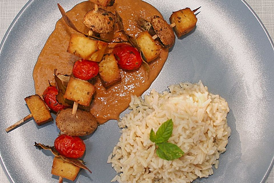 Tofu - Gemüse - Spieße