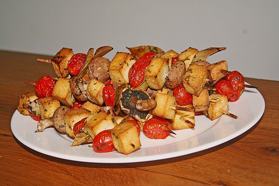 Tofu - Gemüse - Spieße