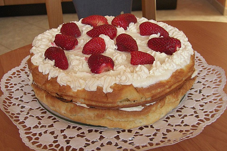 Himmlischer Erdbeerkuchen