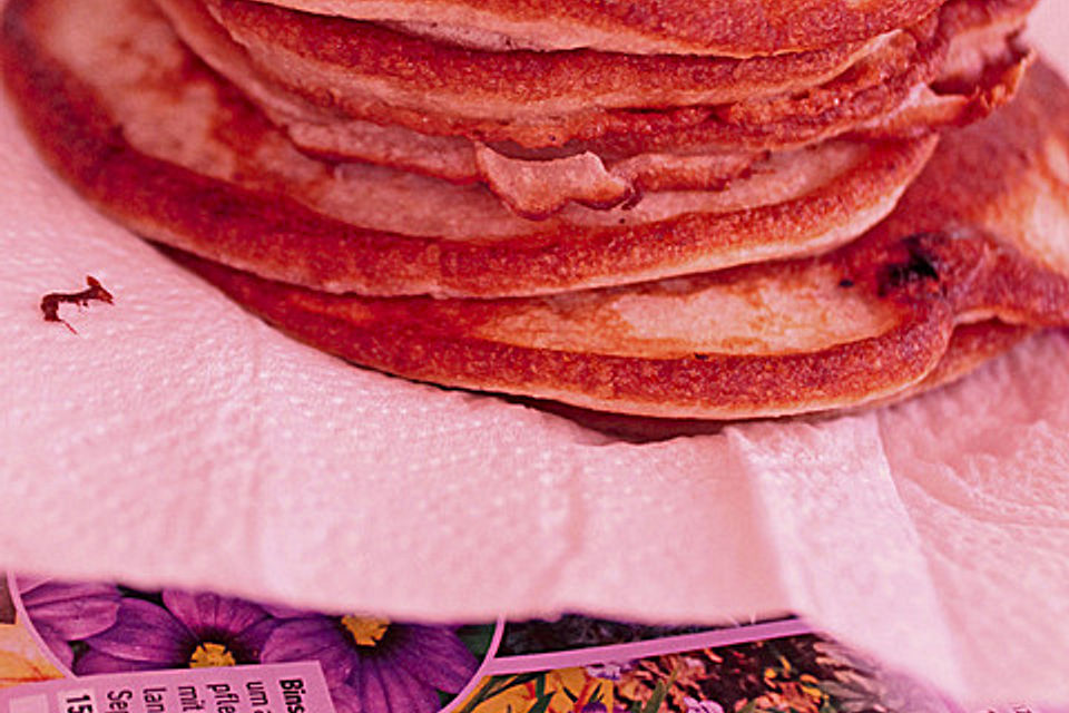 Pancakes mit Blueberries