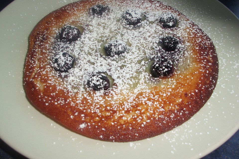 Pancakes mit Blueberries