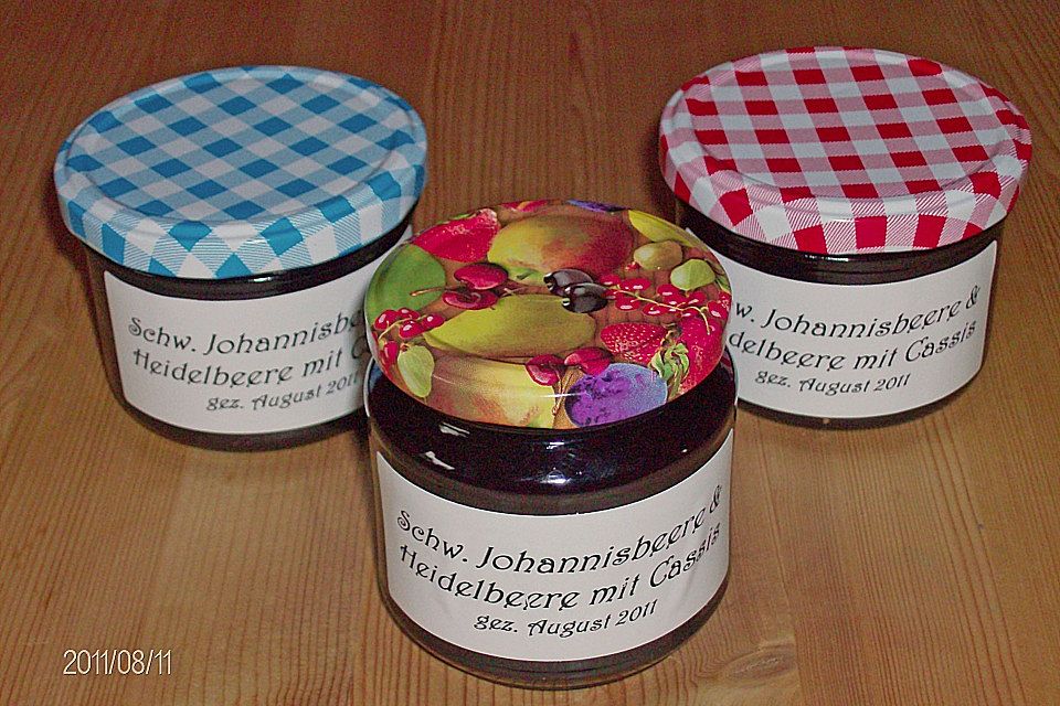 Johannisbeer - Blaubeer - Marmelade