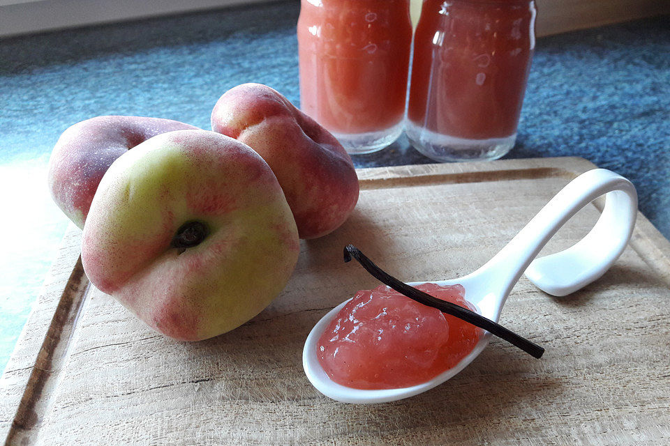 Weinbergpfirsich - Vanille - Marmelade