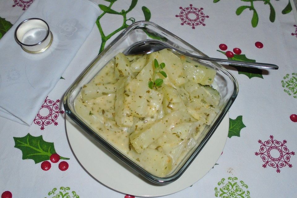 Kohlrabi in Zitronensauce