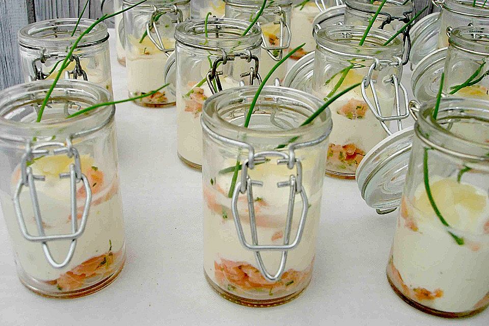 Wasabi - Mousse mit Räucherlachs