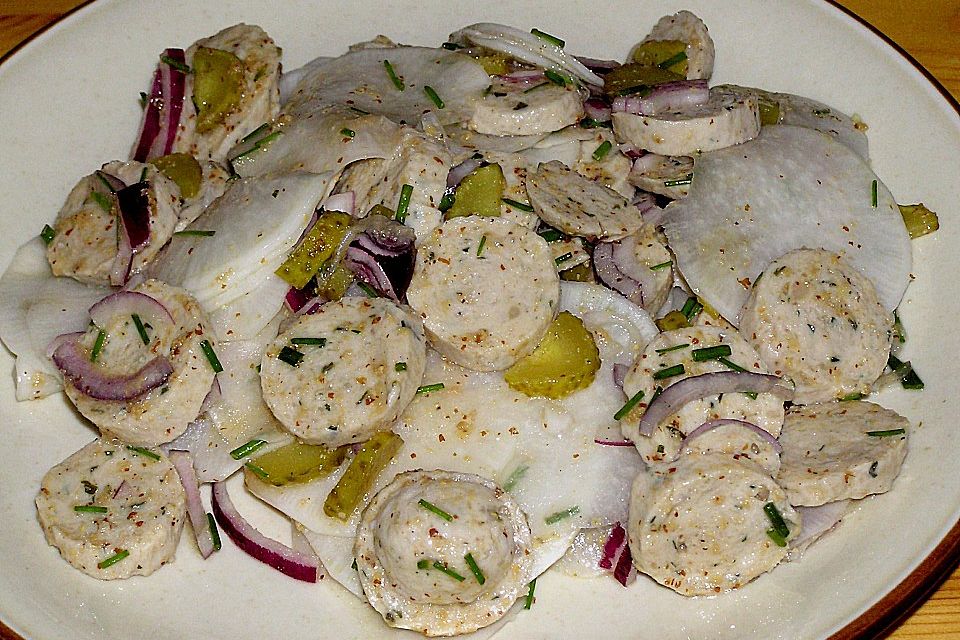 Rettich - Weißwurst - Salat