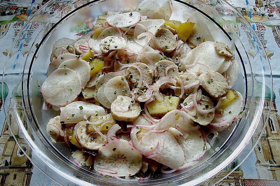 Rettich - Weißwurst - Salat