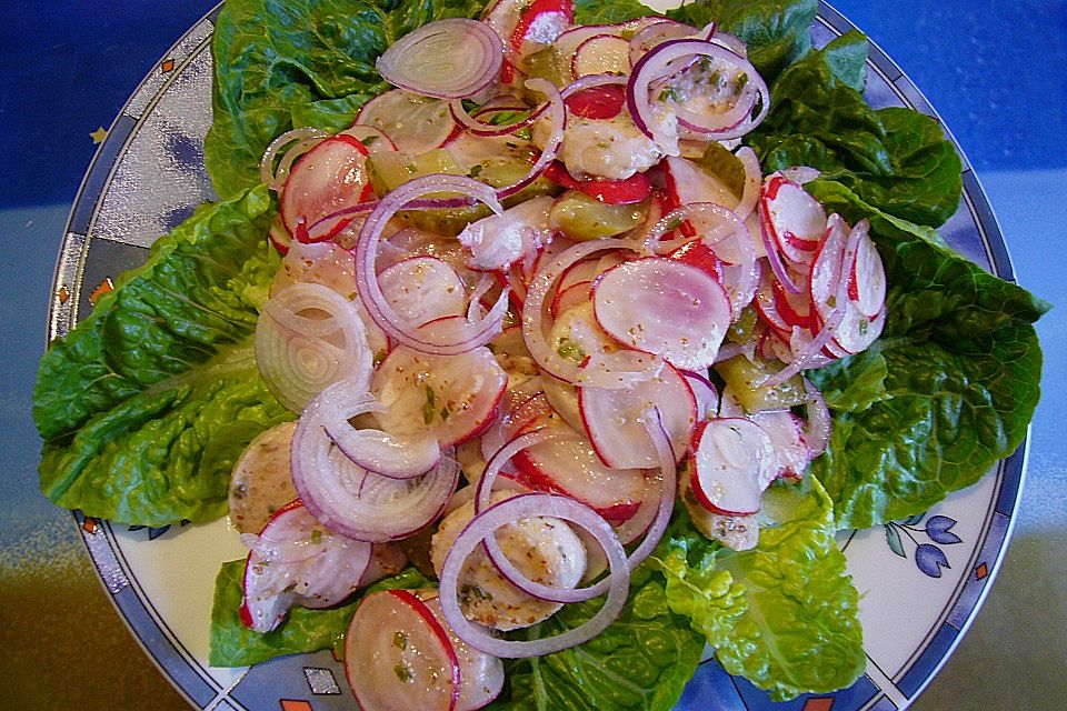 Rettich - Weißwurst - Salat