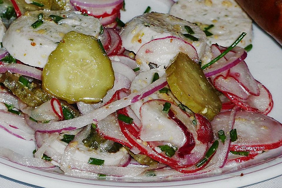 Rettich - Weißwurst - Salat