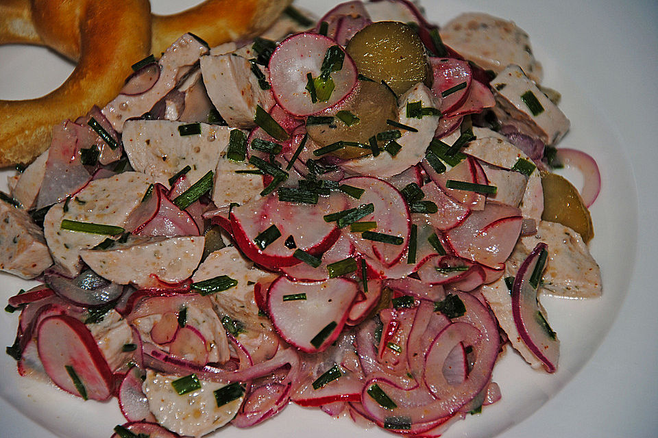 Rettich - Weißwurst - Salat