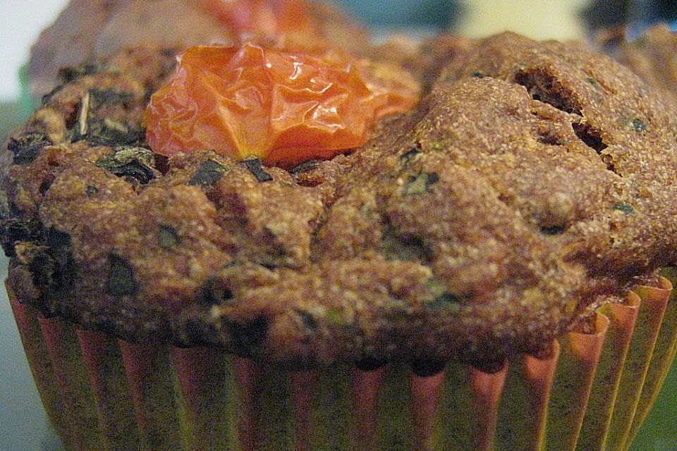 Zucchini - Kräuter - Roggen - Muffins