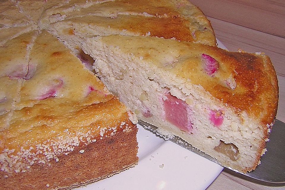 Rhabarber - Quark - Kuchen