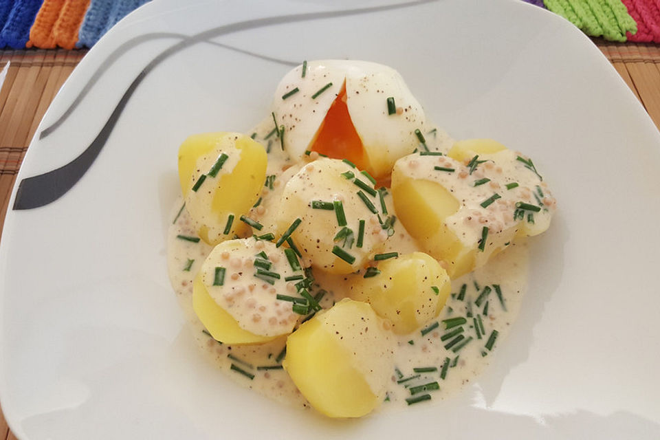 Schnittlauch - Senfkorn - Sauce