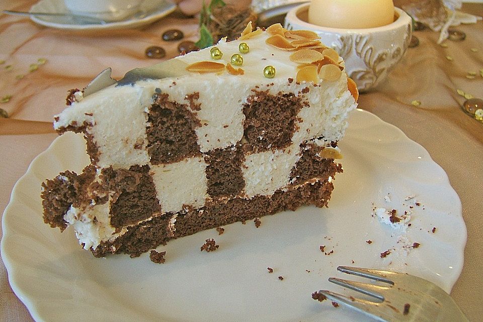 Schachbrett - Torte