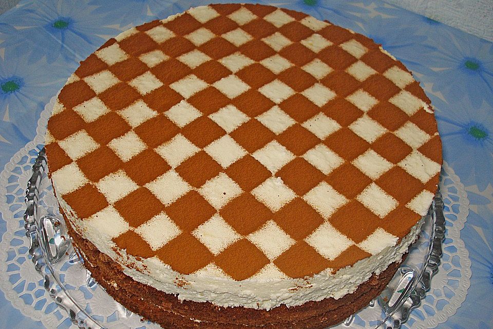 Schachbrett - Torte