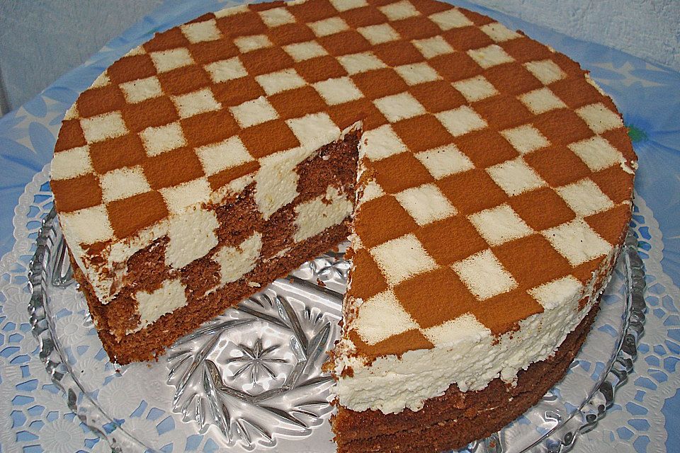 Schachbrett - Torte