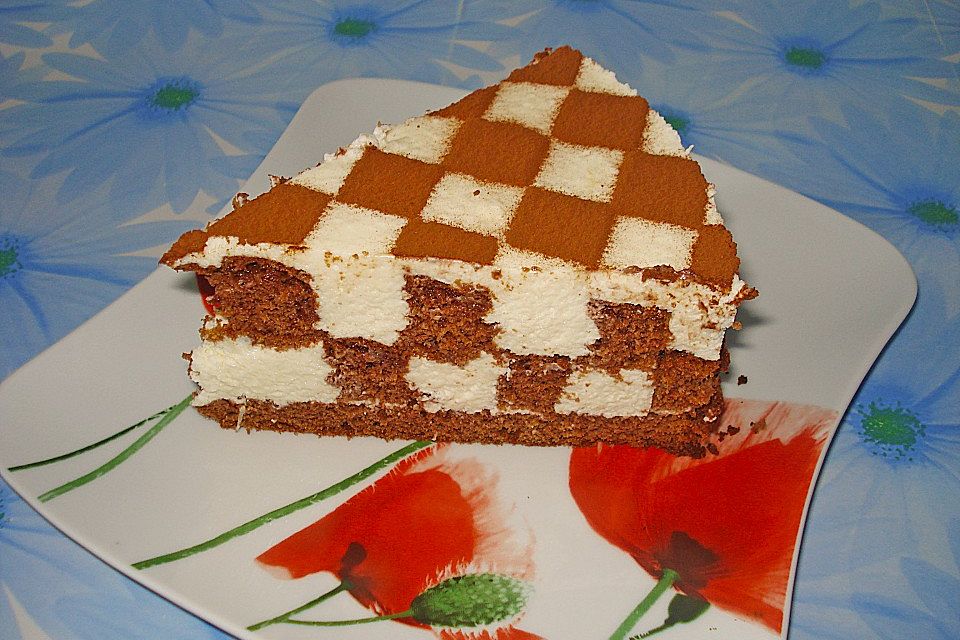 Schachbrett - Torte