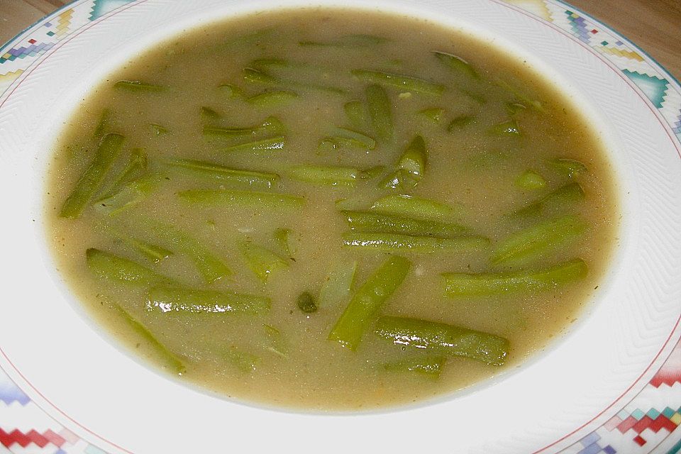 Bohnensuppe süß - sauer