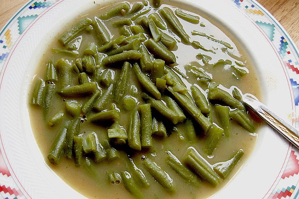 Bohnensuppe süß - sauer