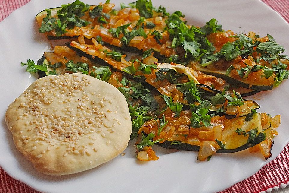 Marokkanische Chermoula - Zucchini