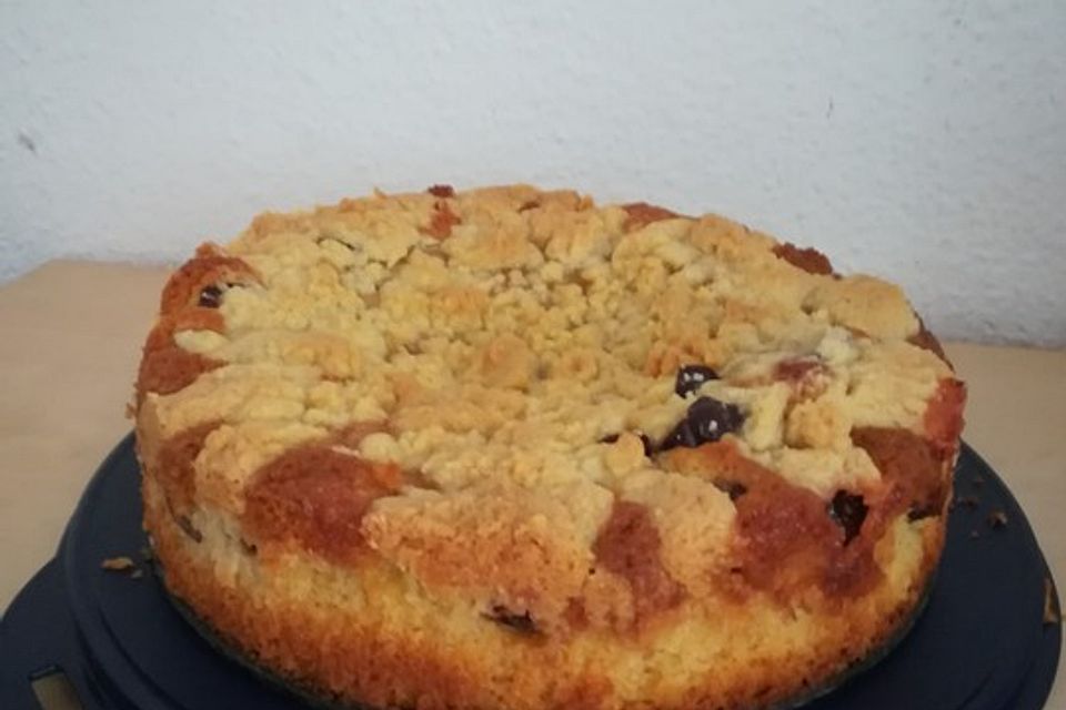 Pflaumenkuchen mit Streuseln