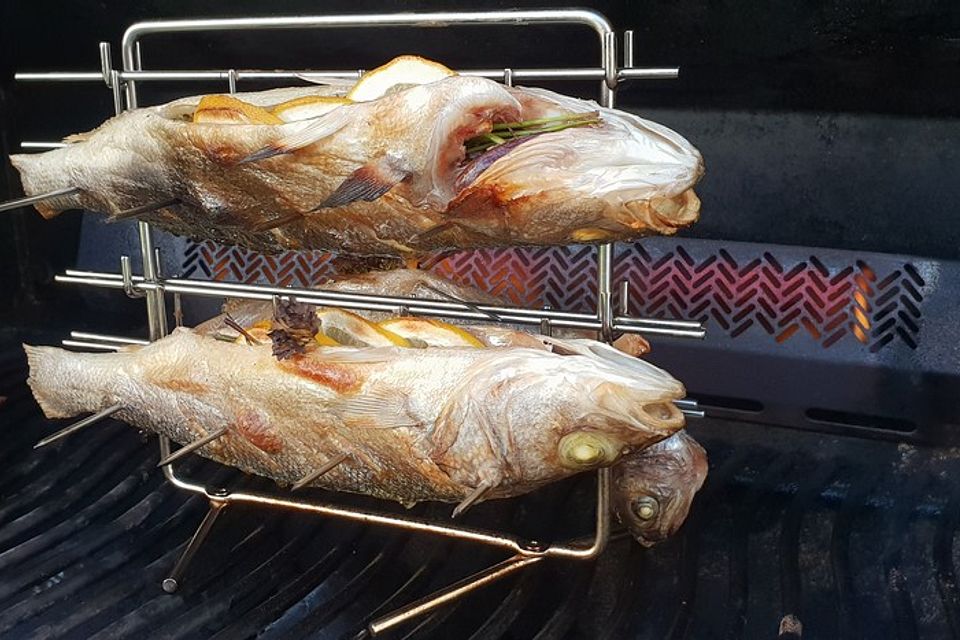 Fischplatte vom Grill