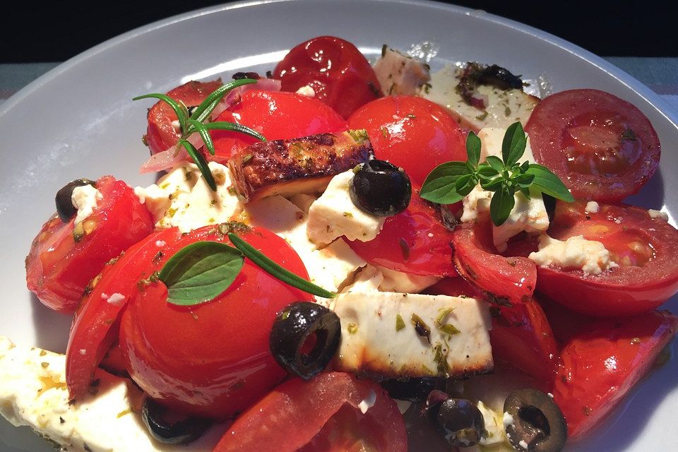 Feta - Tomaten - Auflauf