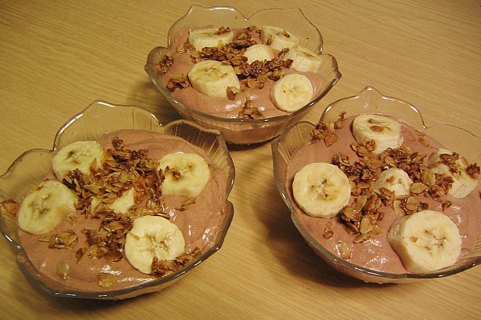 Schoko - Bananen - Dessert