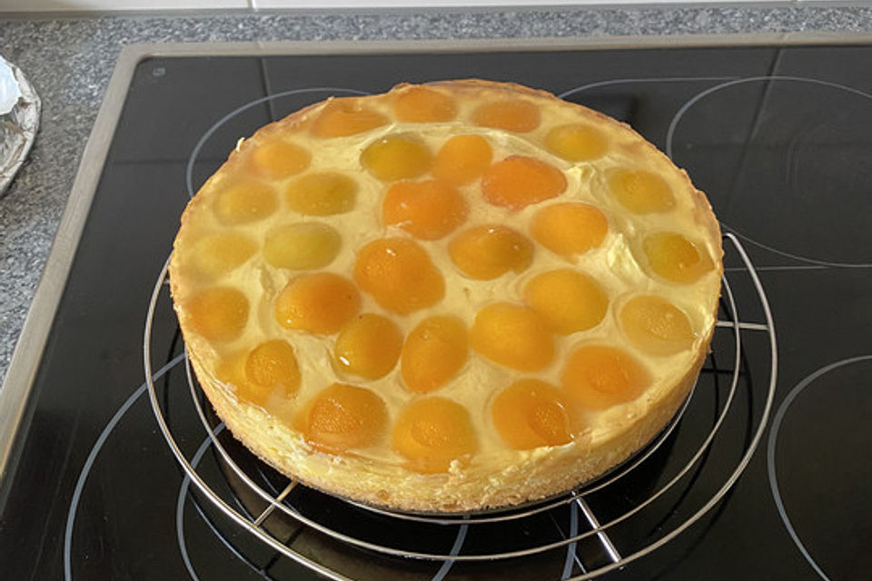 Spiegeleierkuchen mit Aprikosen