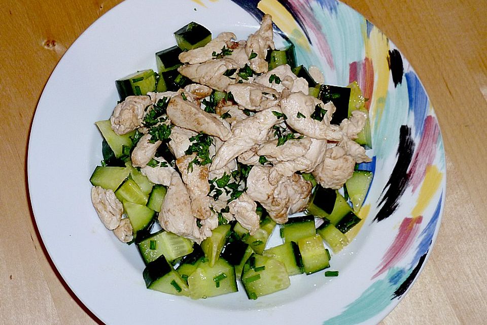 Sommerlicher Hähnchensalat