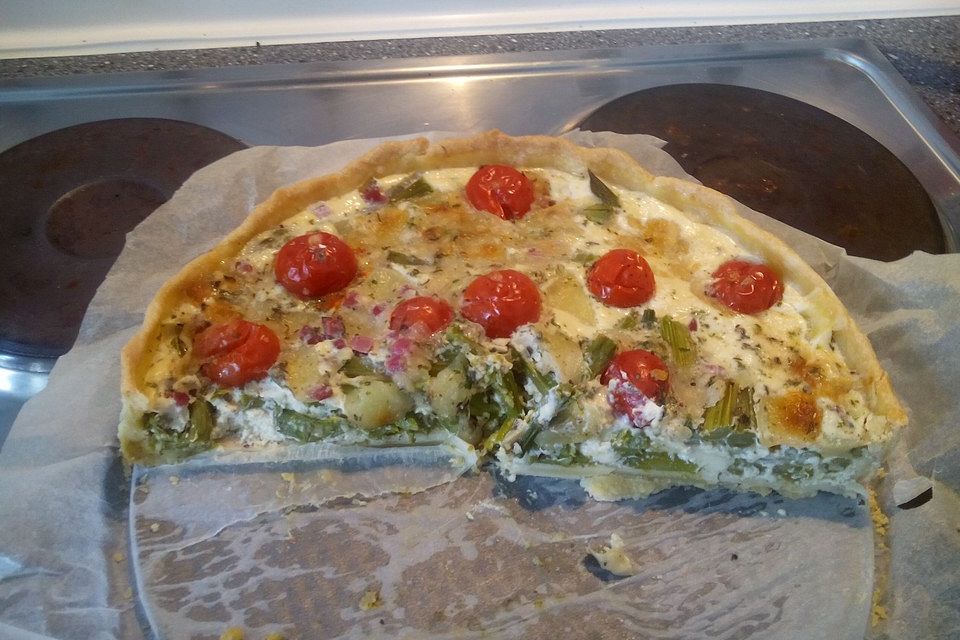 Spargelquiche