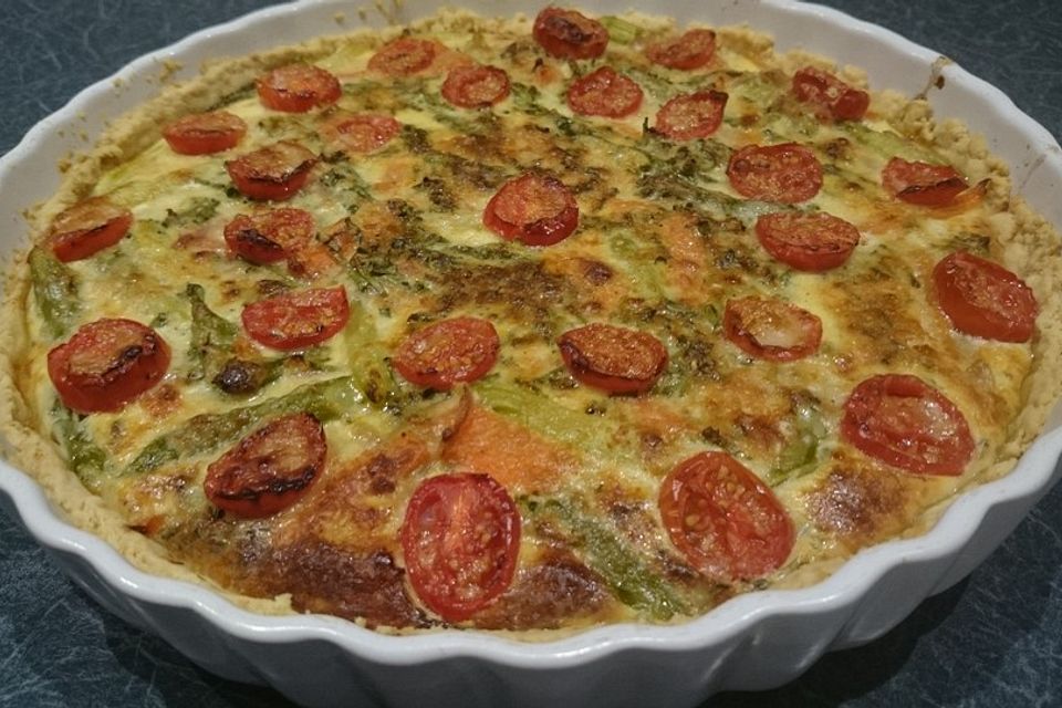 Spargelquiche